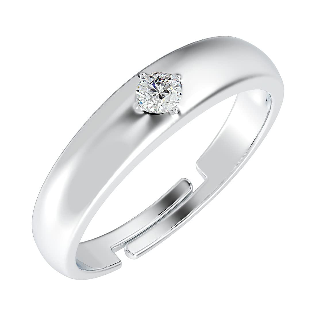 Clara Pure Real 925 Sterling Silver Adjustable Ring Band | Multiple Design Options | Gift for Women and Girls