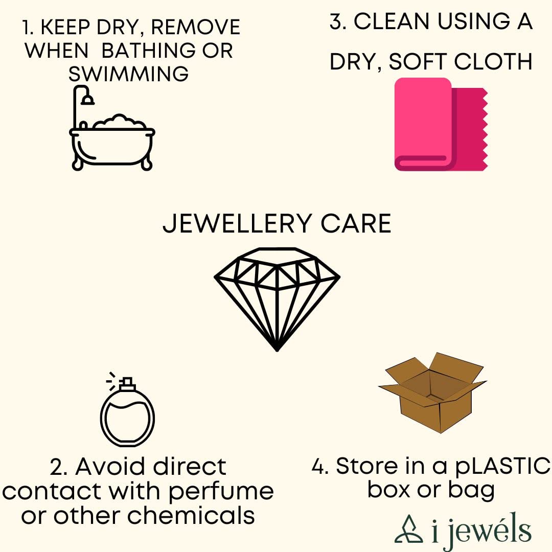 I Jewels Traditional Handcrafted Kundan & Pearl Chandbali Earrings for Women