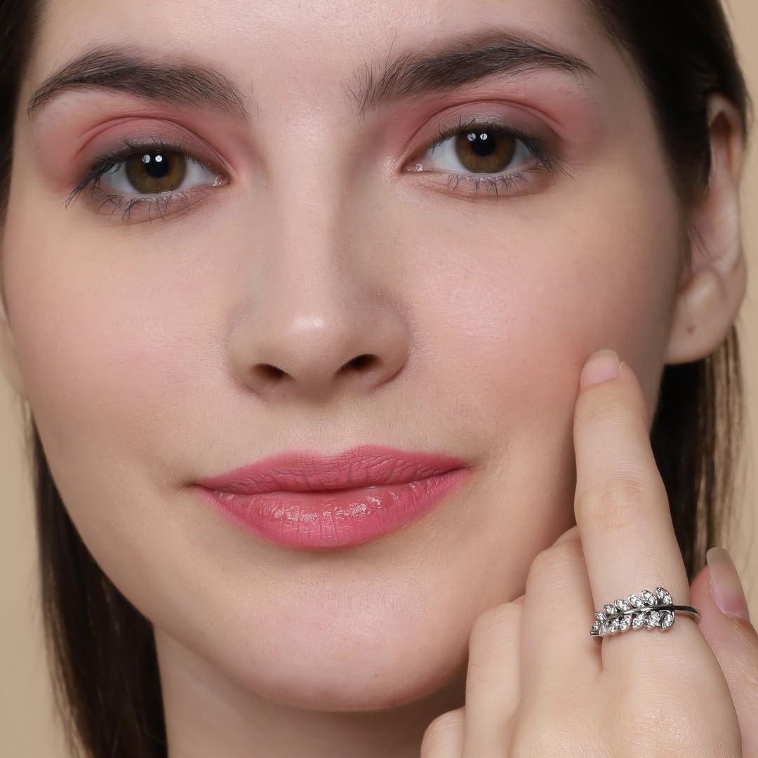 Miss Highness 925 Pure Sterling Silver Ring for Women and Girls, Heart Designs, Love Rings, Adjustable Free Size, Minimal Jewellery, BIS Hallmark, Trending Styles, Birthday, Anniversary Gift for Wife and Girlfriend