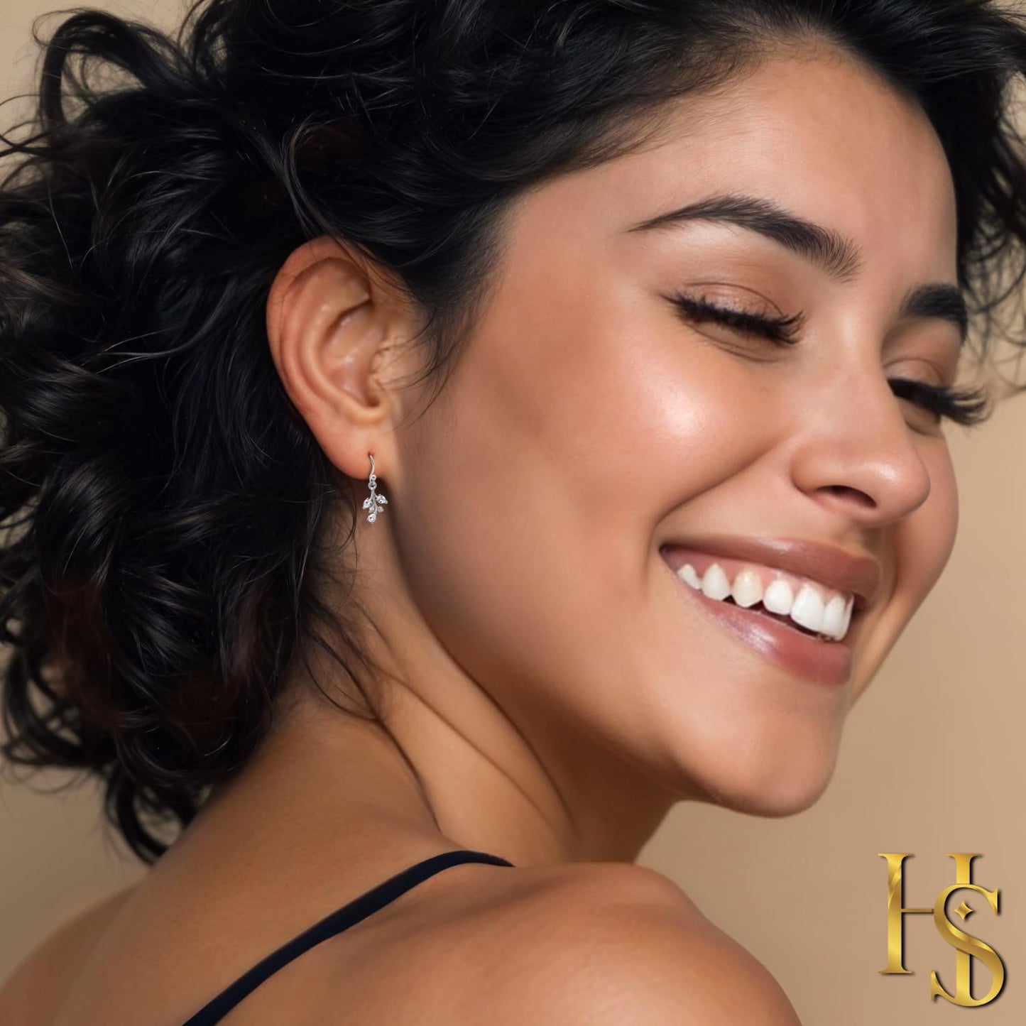 HighSpark Womens 925 Silver Tulip Flower Solitaire Earrings | 92.5 Sterling Silver And Diamond Like Brilliance Sparkling Zirconia | Lovely Gift - Tulip Flower