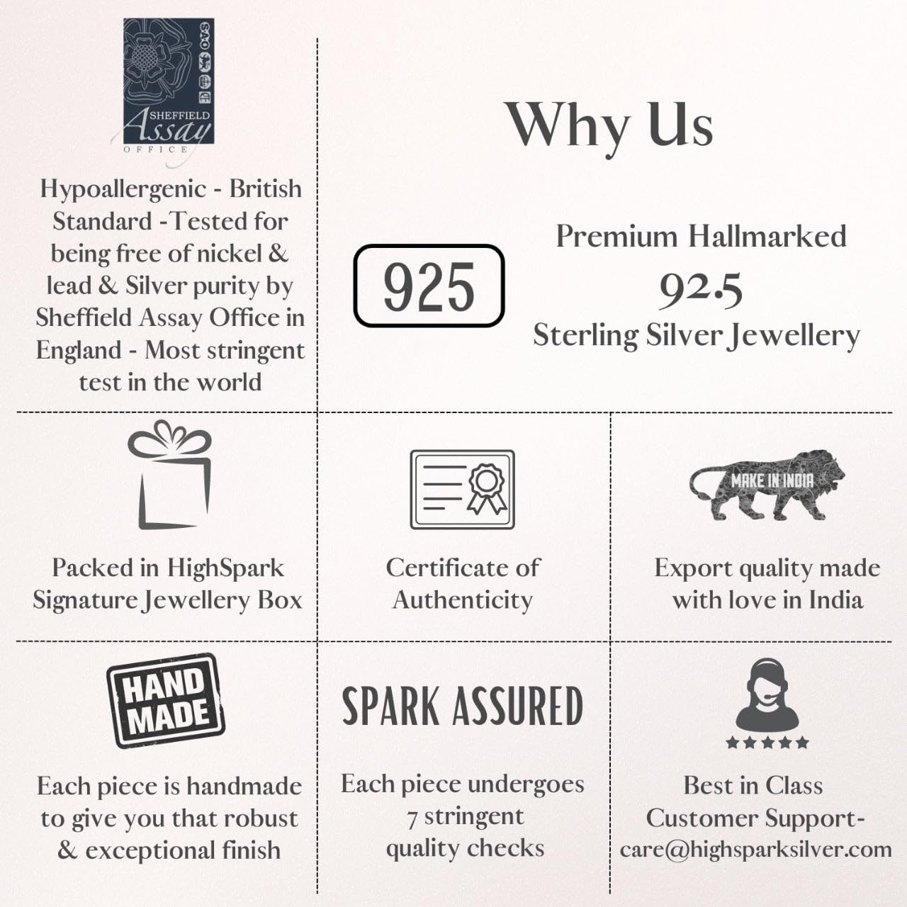 HighSpark 925 Silver Stylish Love Knot Heart Pendant Necklace For Women | 92.5 Sterling Silver & Stunning Shine | Lovely Gift